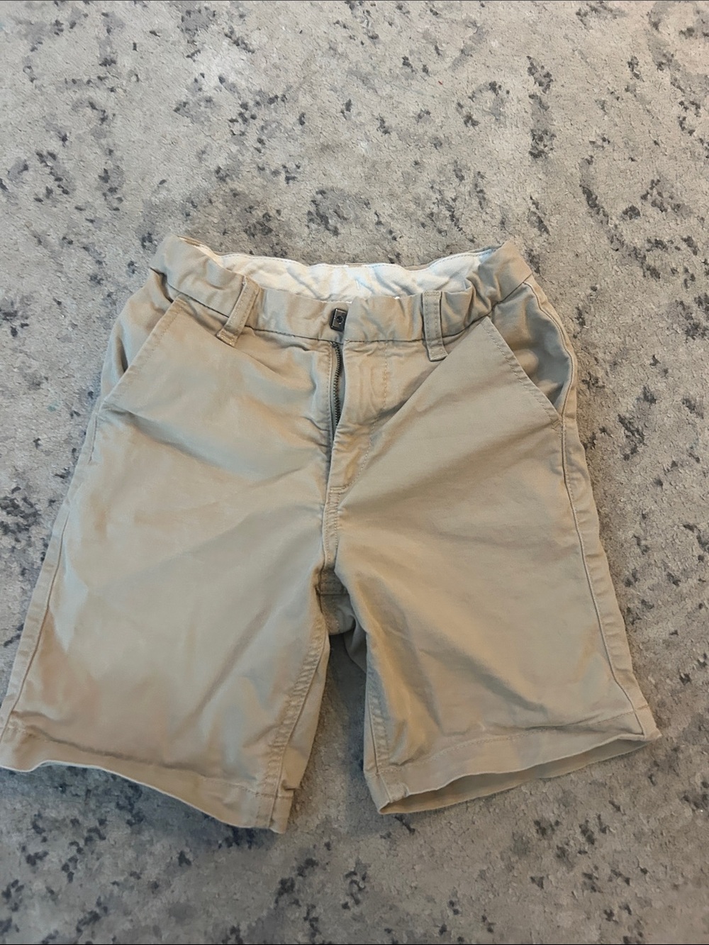 GAP Boys Khaki Elastic-Waist Shorts - Light Tan